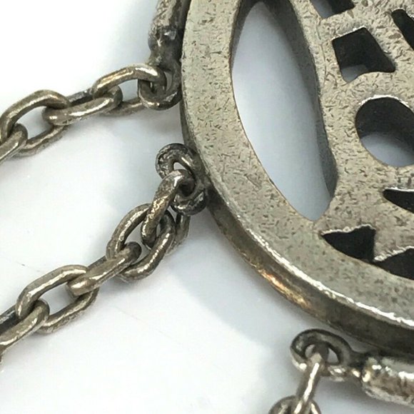 HERMES vintage Shuval horse charm Key Holder Metal Silver - Picture 5 of 7